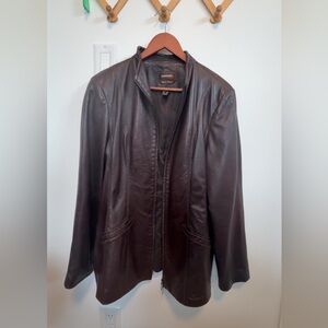 Vintage Danier Brown Lightweight Leather Jacket